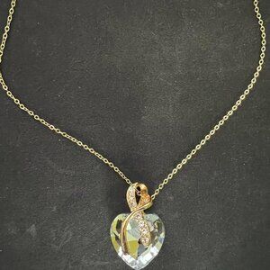Crystal heart necklace